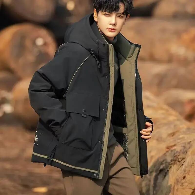 Winter Clothing Taiwan - Chaqueta de plumón para hombre, ropa