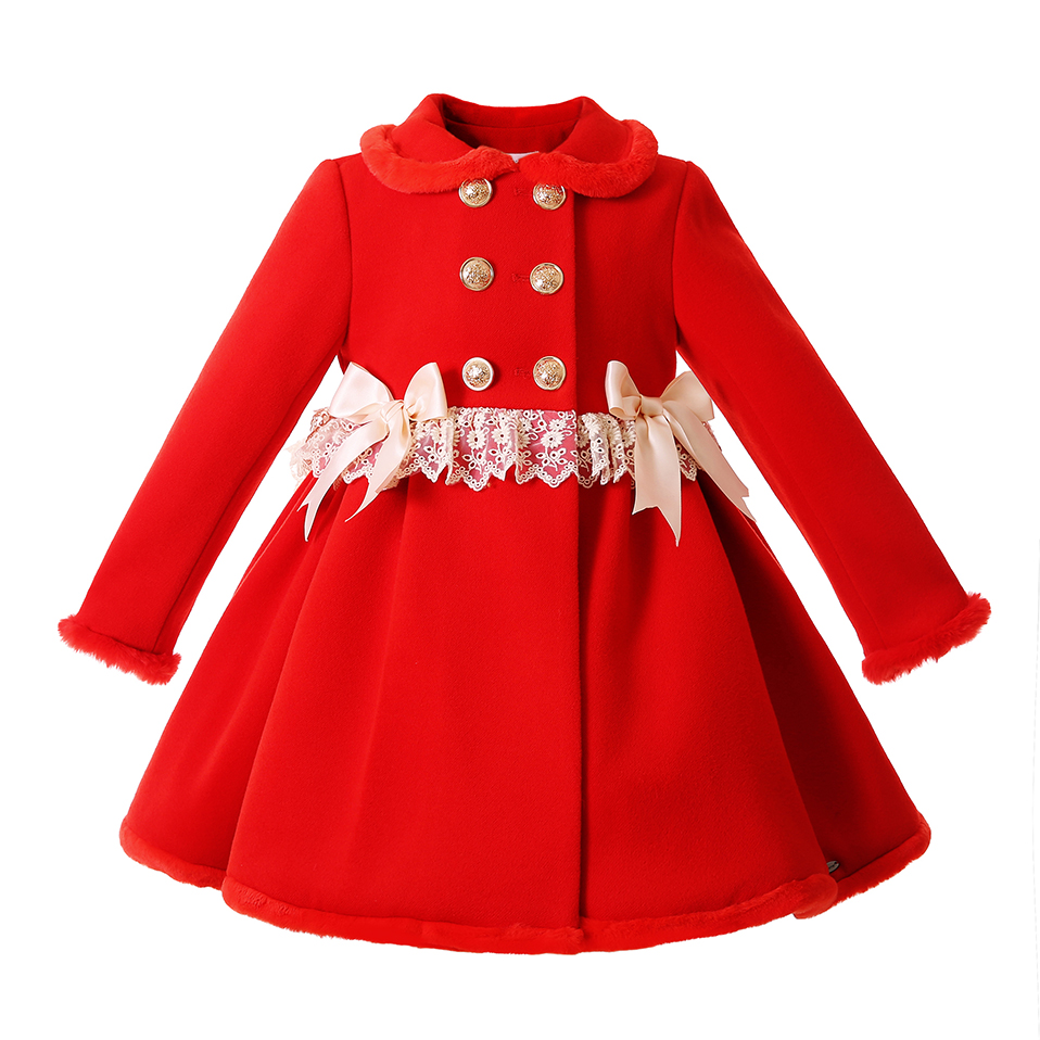 Winter Clothing Toddler - Pettigirl, nueva chaqueta roja de invierno
