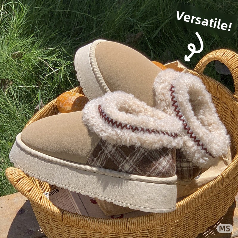 Winter Cloth - Pantuflas de Plataforma Afelpadas 2026 para