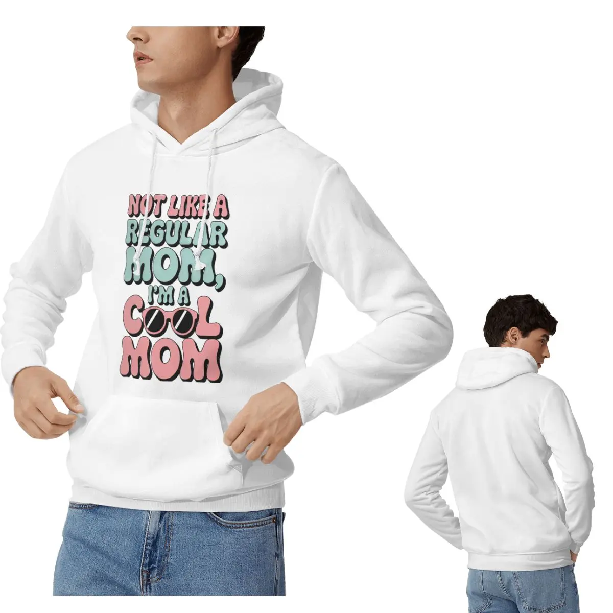 Winter Clothing Quotes - Cool Mom-sudaderas con capucha con cita