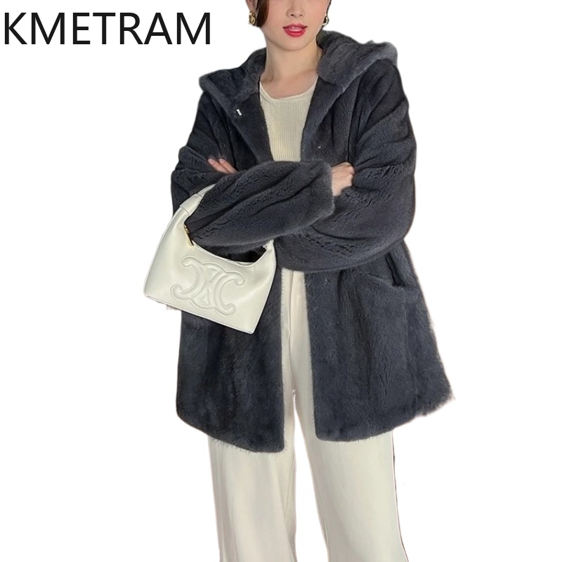 Winter Clothing Label - KMETRAM-Chaqueta de piel de visón de