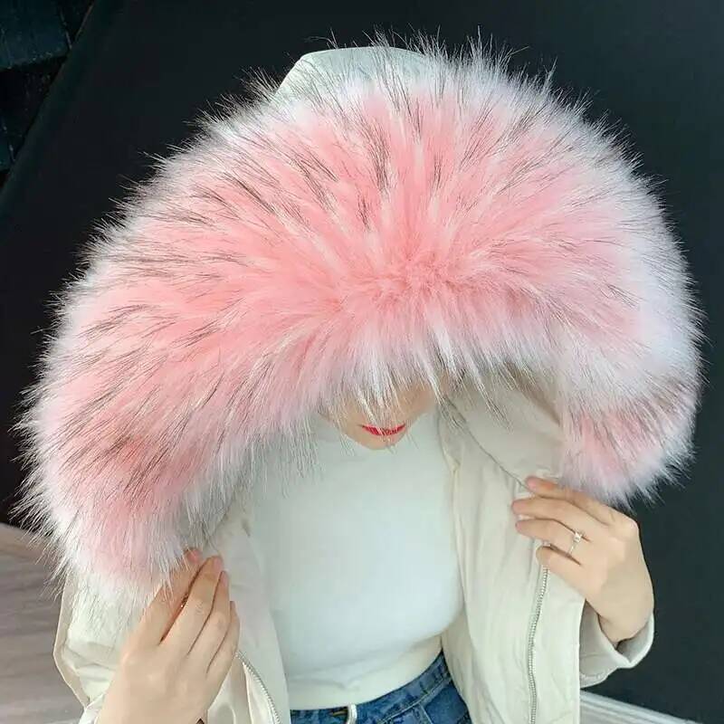 Winter Clothing Clearance Sale - Cuello de piel sintética desmontable, bufanda