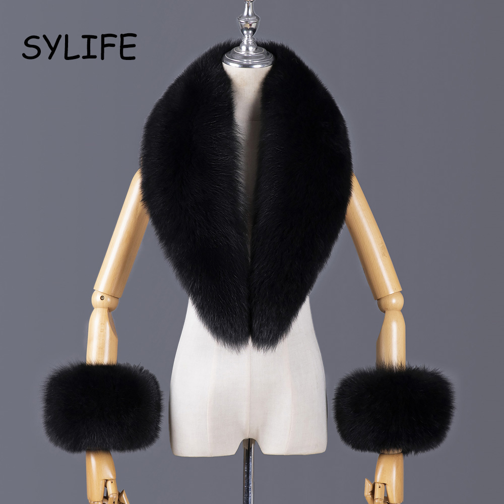 Winter Clothing Clearance Sale - 2025 Collar de piel de zorro