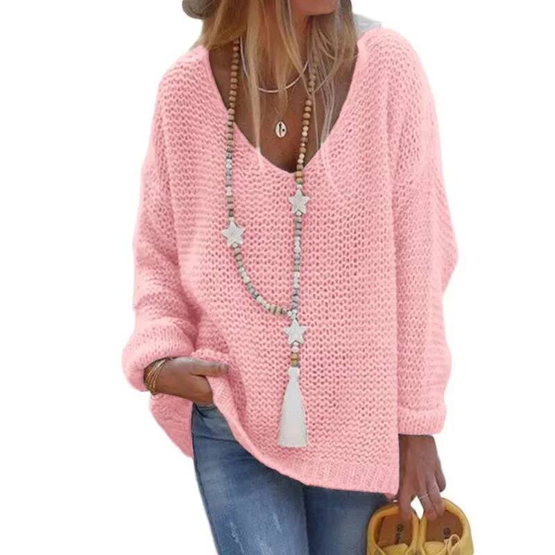 Winter Clothing Amazon - Suéter de Punto para Mujer, Cuello