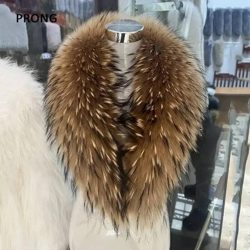 Bufanda de piel de mapache Nat - Winter Clothing Clearance Sale reseña y precio