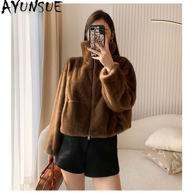 AYUNSUE Abrigo de Piel de Visó - Winter Clothing Label reseña y precio