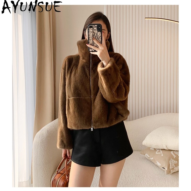 AYUNSUE Abrigo de Piel de Visó - Winter Clothing Label reseña y precio