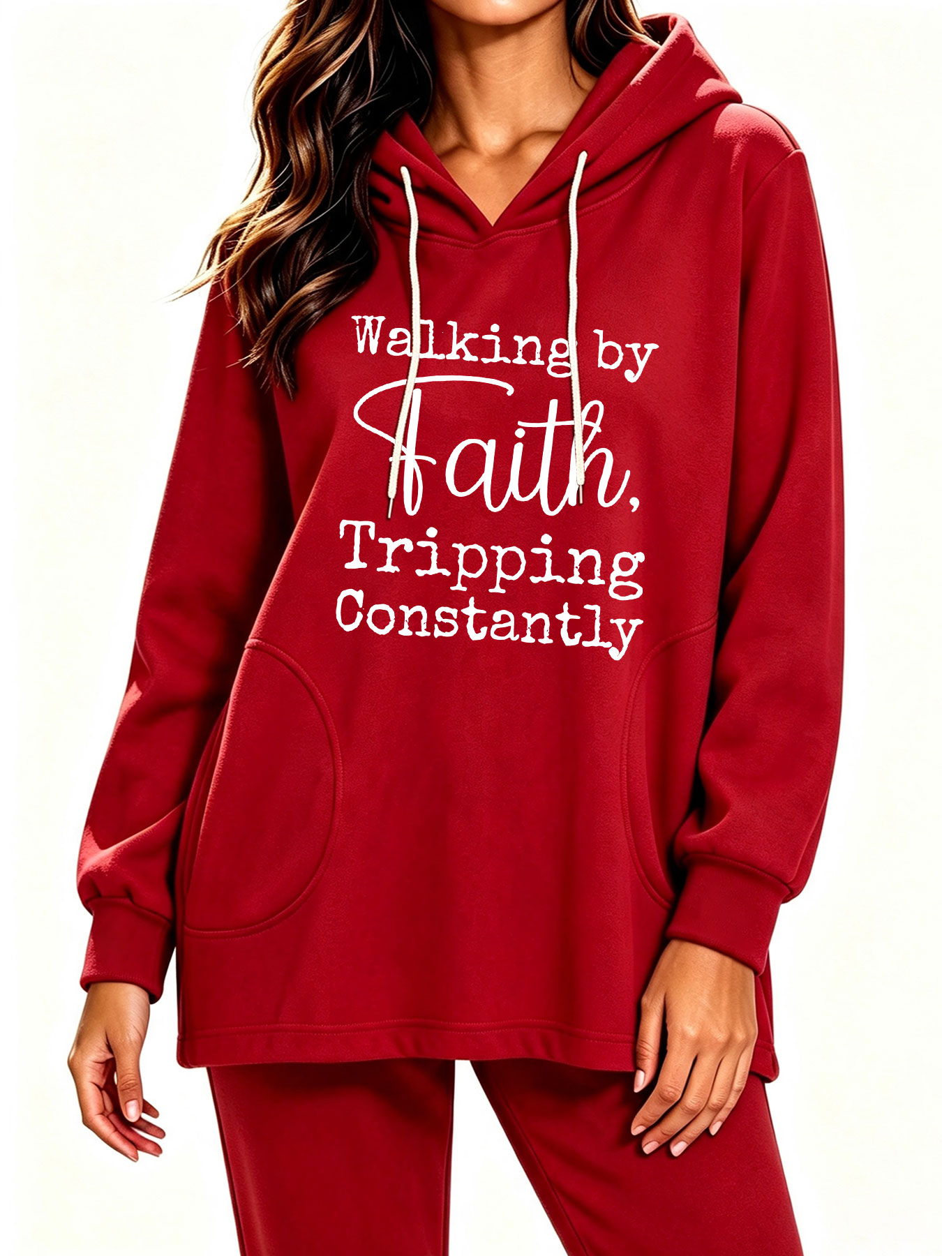 Sudadera con Capucha y Cordón  - Winter Clothing Quotes reseña y precio