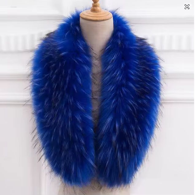 Cuello de piel Natural, piel d - Winter Clothing Clearance Sale reseña y precio