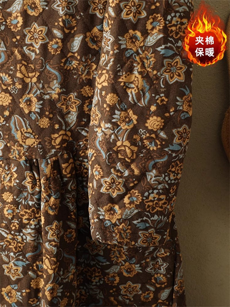 Vestido Floral de algodón y li - Winter Clothing Label reseña y precio