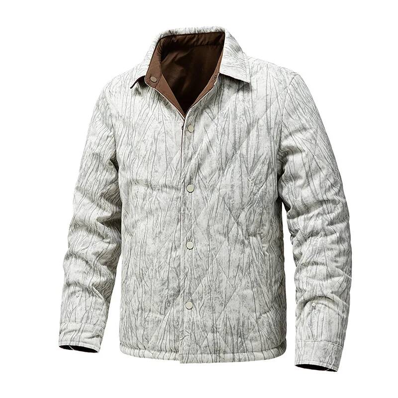 Chaqueta Retro de Gran Tamaño  - Winter Clothing Taiwan reseña y precio