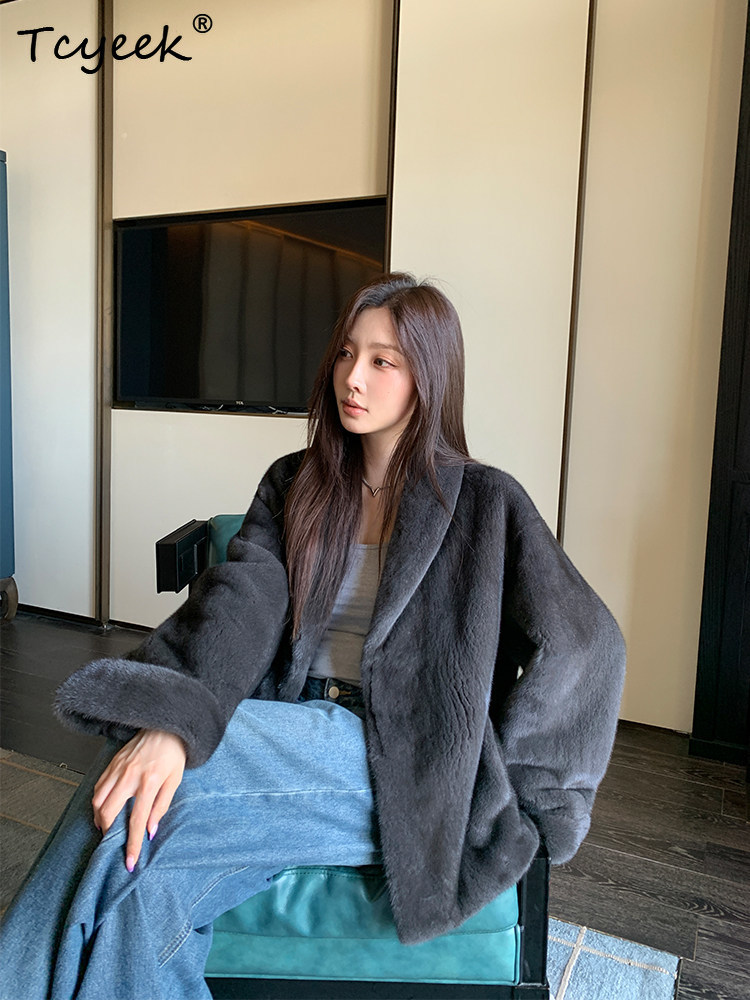 Tcyeek Abrigo de Piel de Visón - Winter Clothing Label reseña y precio