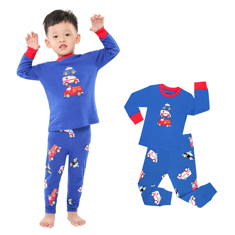 100 Cotton Boys Pajamas Sets 2 - Winter Clothing Toddler reseña y precio