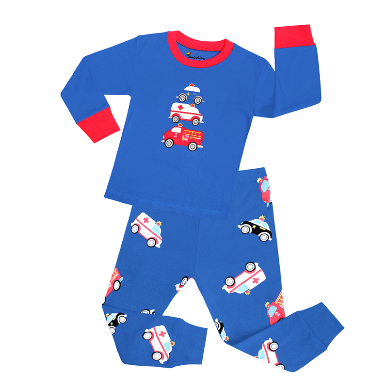 100 Cotton Boys Pajamas Sets 2 - Winter Clothing Toddler reseña y precio