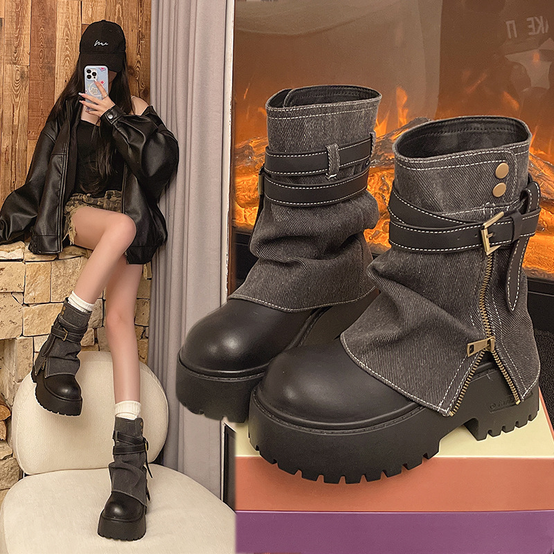 Botines para Mujer, Estilo Vaq - Winter Clothing Clearance Sale reseña y precio