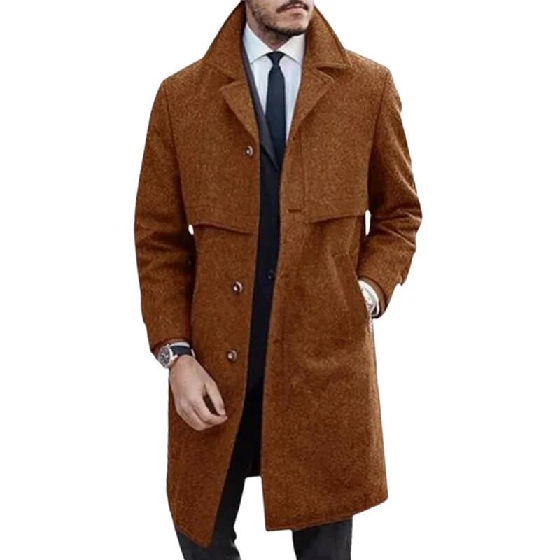 Abrigo de Solapa para Hombre,  - Winter Clothing Taiwan reseña y precio